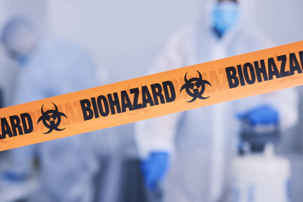 Professional Biohazard Cleanup technician working in Manor, PA